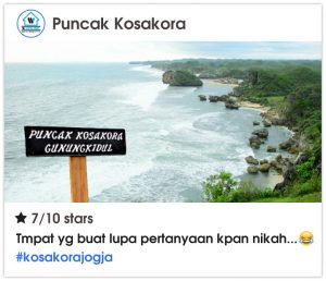 Puncak Kosakora - Tempat Wisata di Jogja Recommended