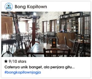 Tempat Makan Unik di Jogja - Bong Kopitown