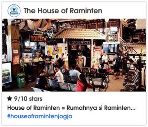 Tempat Makan Unik di Jogja - The House of Raminten