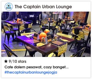 Tempat Makan Unik di Jogja - The Captain Urban Lounge