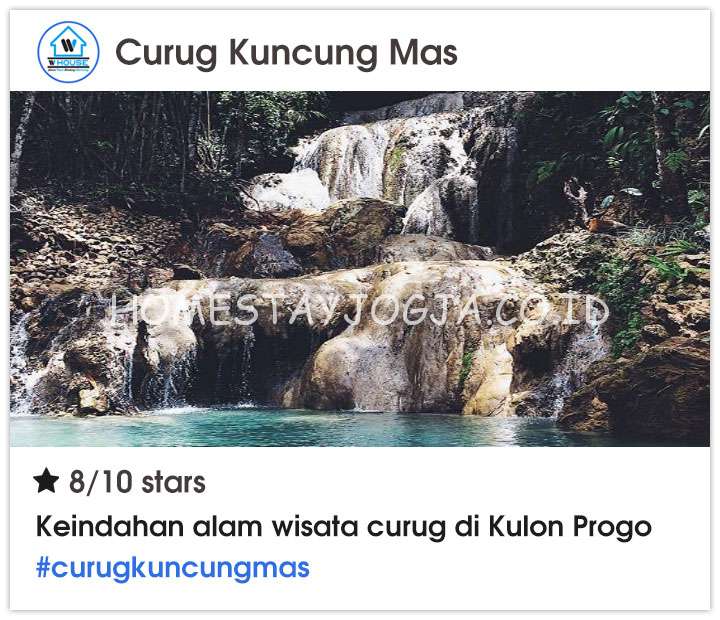 Curug Kuncung Mas Yogyakarta