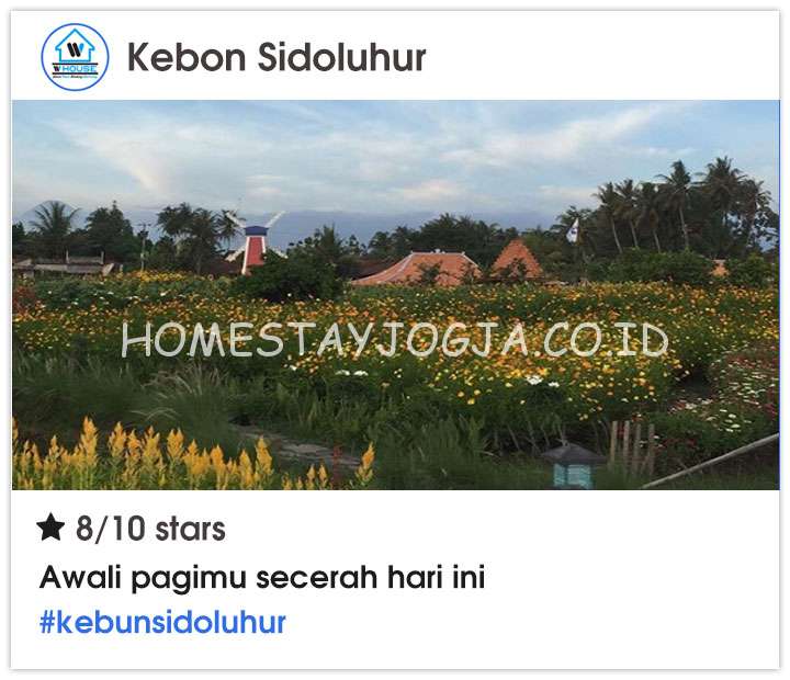 Kebon Sidoluhur, Kebun Bunga Sidoluhur