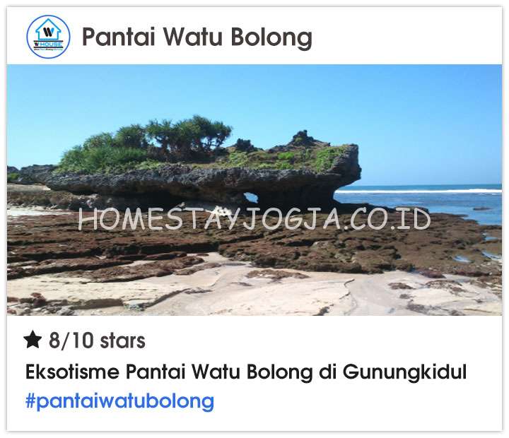 Pantai Watu Bolong, Pantai Watu Bolong Gunung Kidul