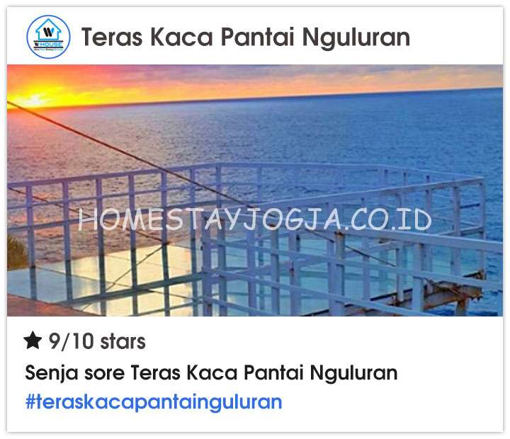 Teras Kaca Pantai Nguluran-Yogyakarta