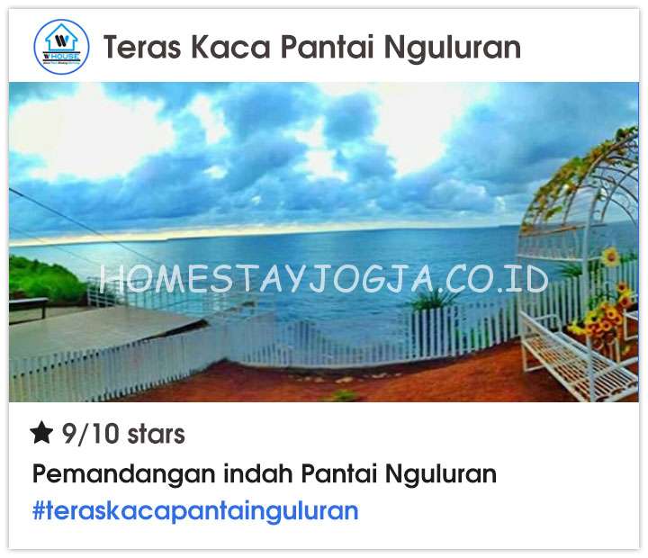 Teras Kaca Pantai Nguluran-Yogyakarta