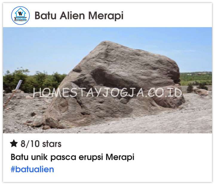 Batu Alien Gunung Merapi