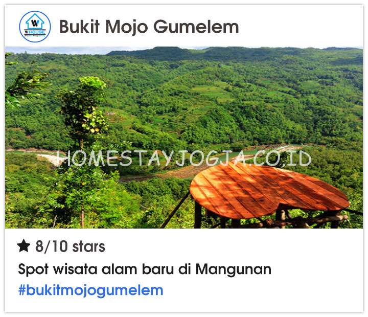 Bukit Mojo Gumelem, Bukit Mojo Gumelem Mangunan Dlingo Bantul