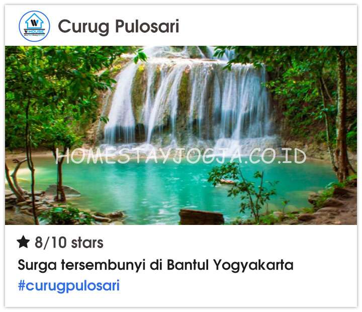 Curug Pulosari, Curug Pulosari Yogyakarta