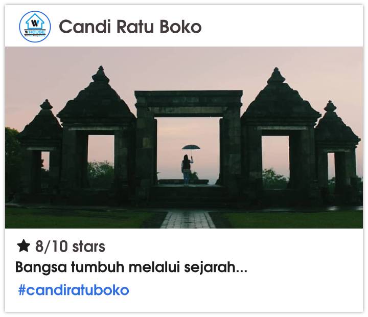 Wisata Candi Ratu Boko