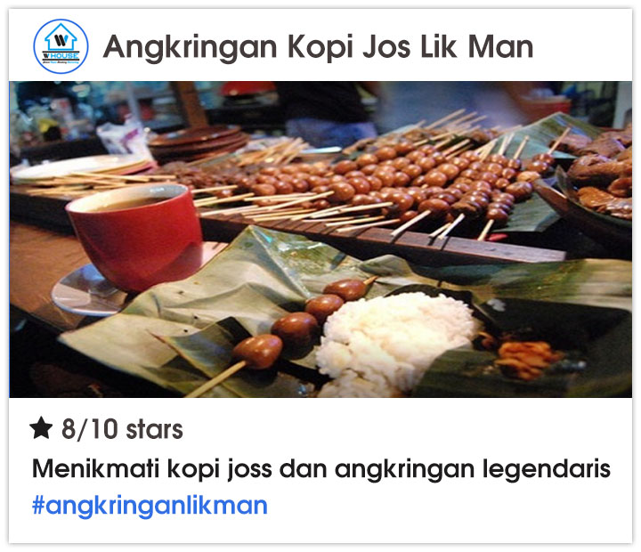 Angkringan Lik Man Jogja