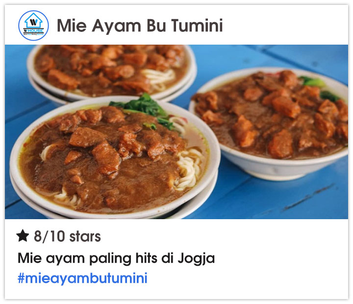 Mie Ayam Bu Tumini