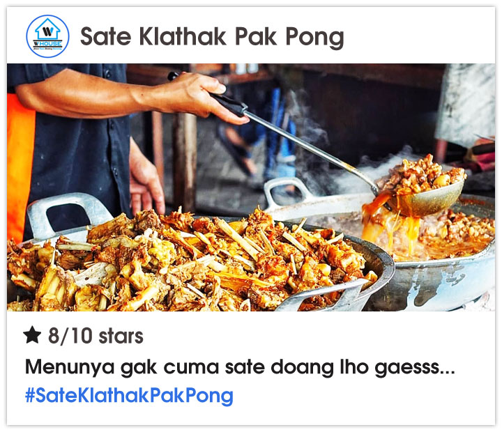 Wisata Kuliner Sate Klathak Pak Pong