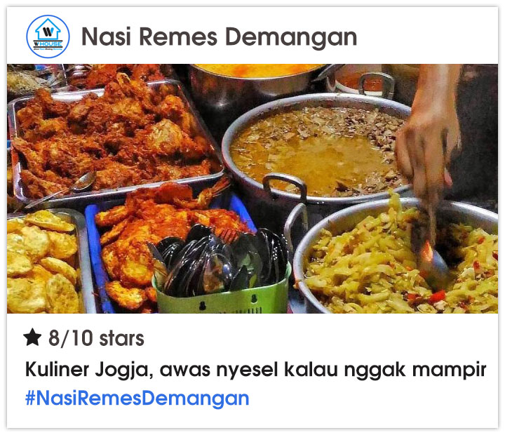 Nasi Rames Demangan Keunikan Menu Harga Homestay Di Jogja