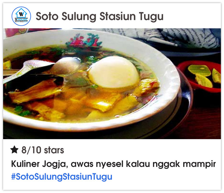 Soto Sulung Stasiun Tugu