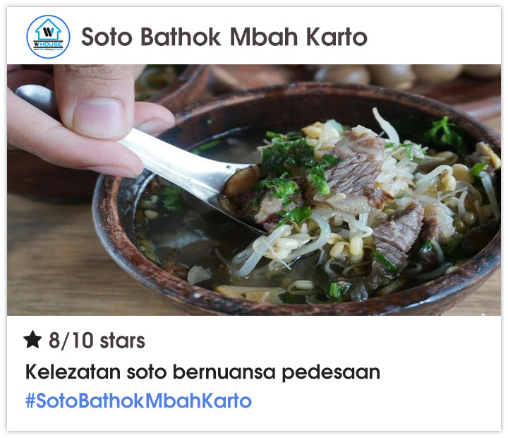 Soto Bathok Mbah Karto Sleman