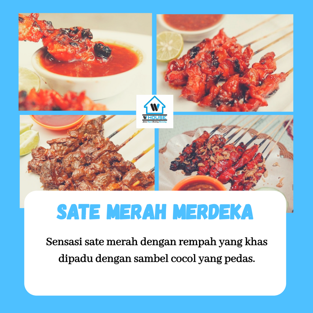 SATE MERAH MERDEKA Keunikan dan Harga  Homestay di Jogja