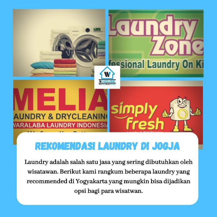 Laundry di Jogja Rekomendasi Tempat Laundry Homestay di Jogja